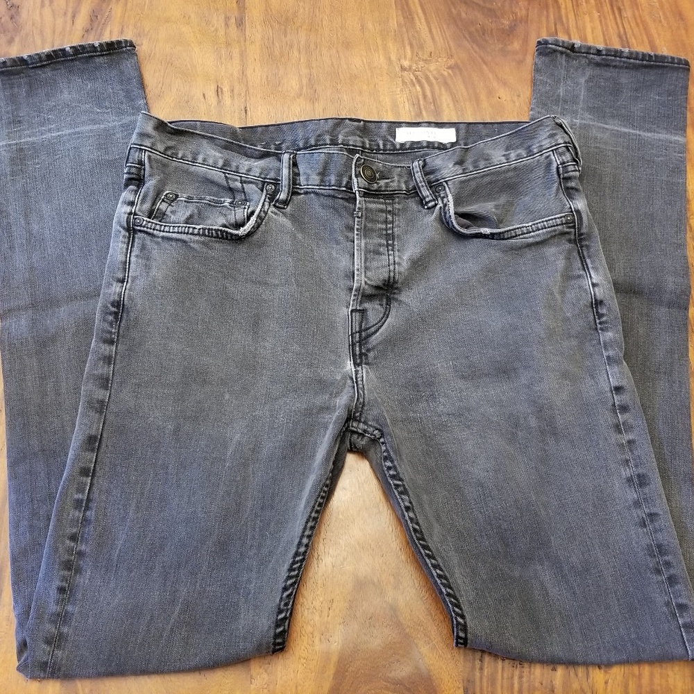 All Saints Black Cigarette Skinny Jeans